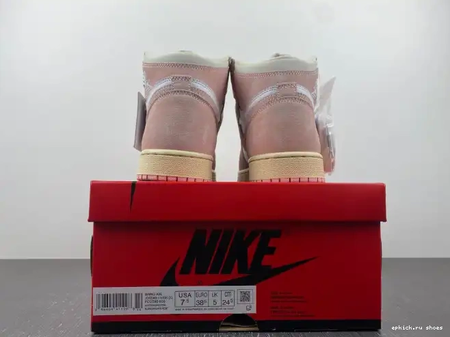 Rep Retro (Women's) Air FD2596-600 High OG Washed Jordan 1 Pink 0501